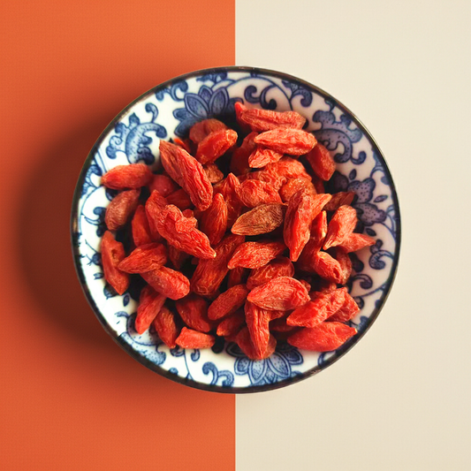 Chrysanthemum Goji Berry Chenpi Tea | Qiandao Lake Herbal Tea Blend with Aged Tangerine Peel